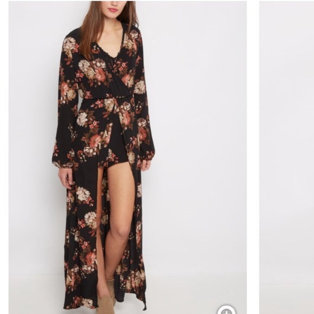 Rue21 Floral Maxi Romper